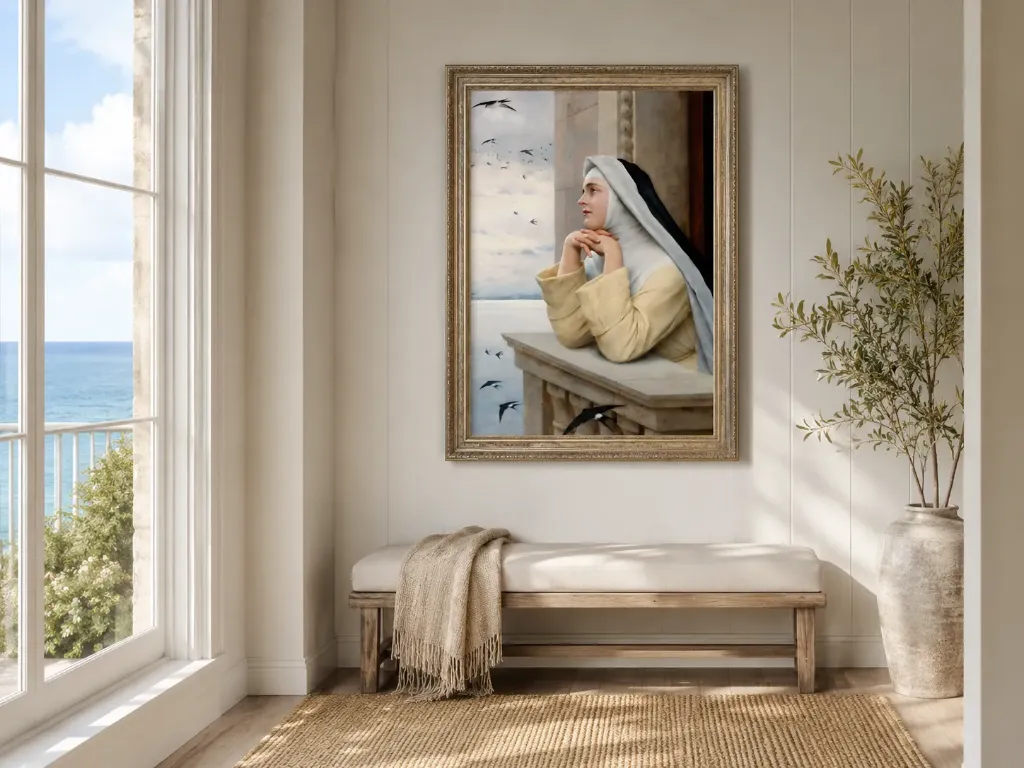 All God’s Creatures by Eugene de Blaas – Restored 16K Catholic Fine Art Print