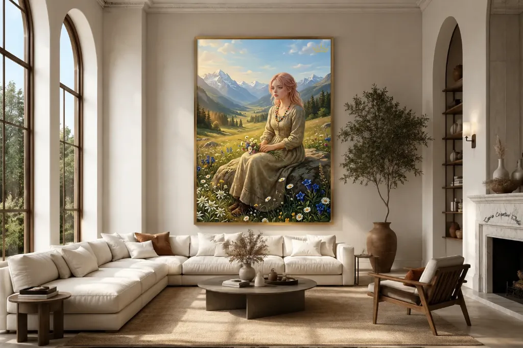Ethereal Alpine Maiden